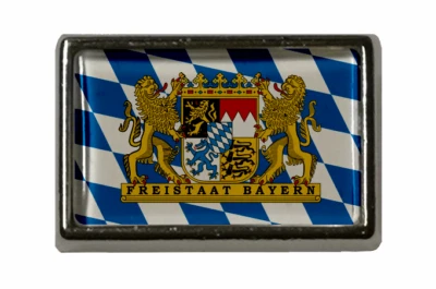 U24 Pin Freistaat Bayern Flaggenpin Anstecker Anstecknadel Fahne Flagge