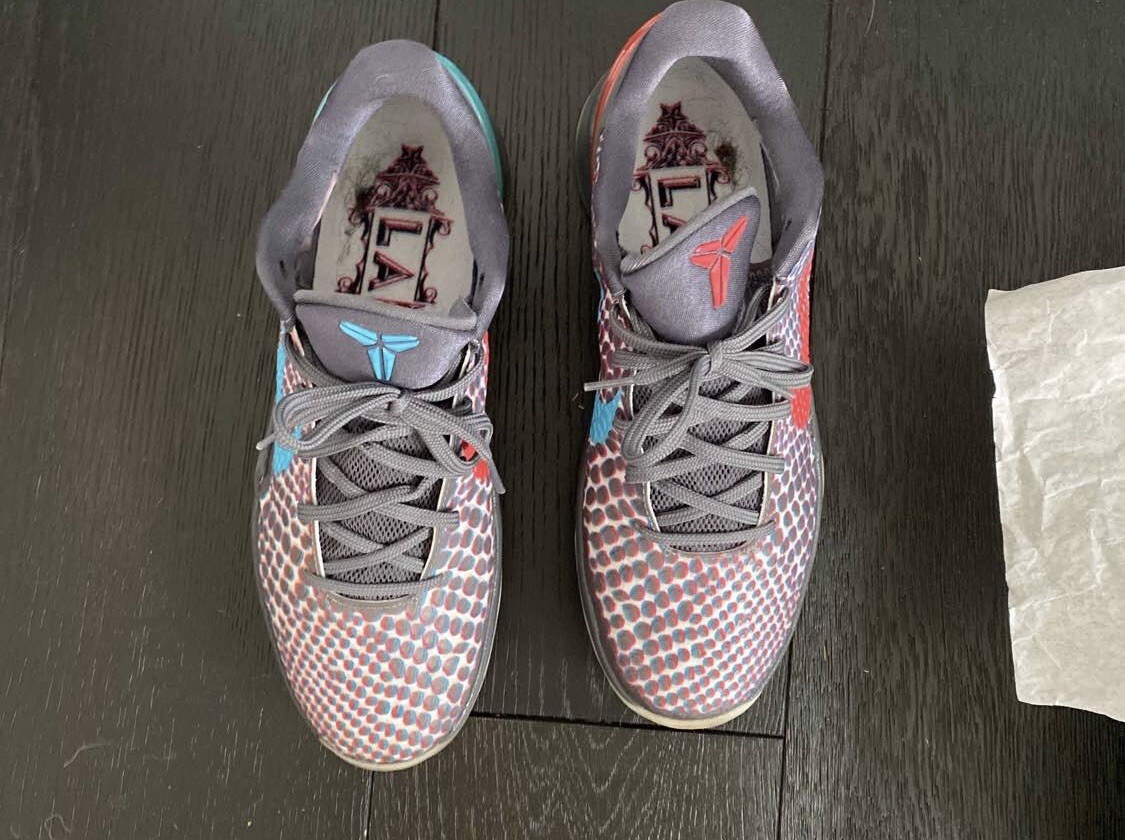 Nike Zoom Kobe VI 6 All Star ASG Hollywood 3D 448693 001 Red Blue