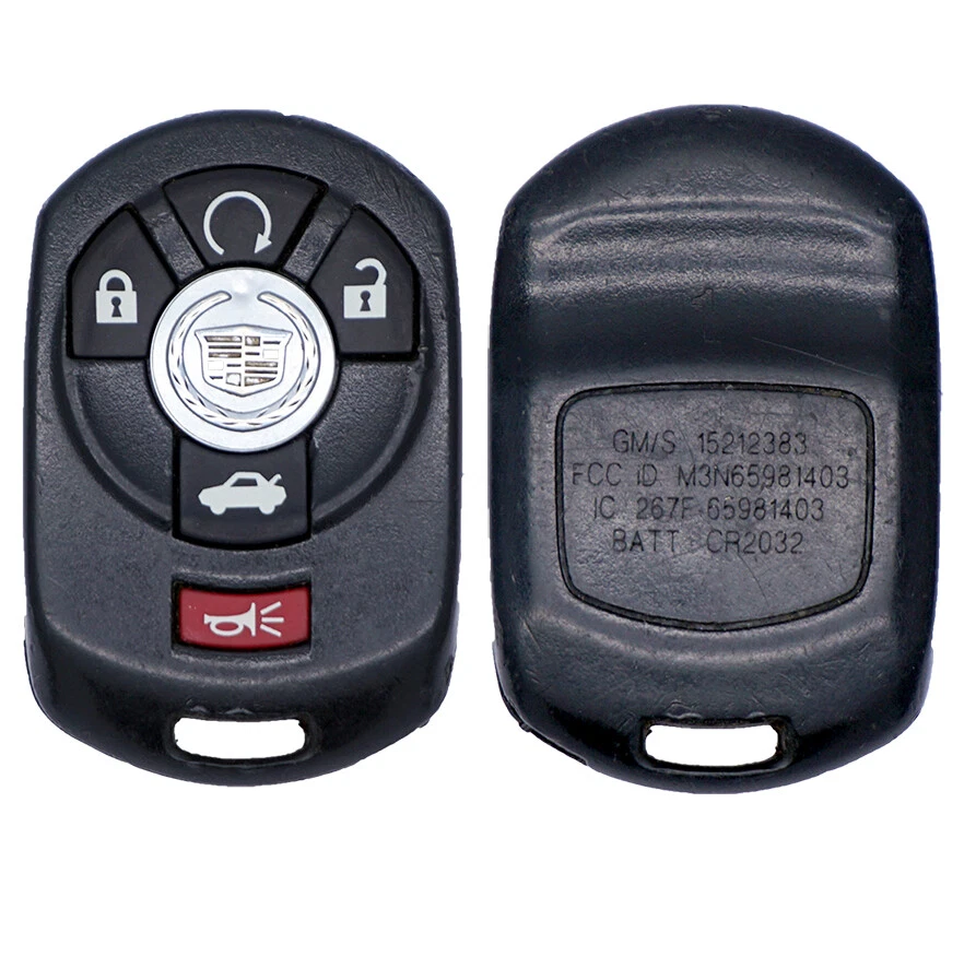 100% OEM 05-07 CADILLAC STS KEYLESS ENTRY REMOTE FOB TRANSMITTER 