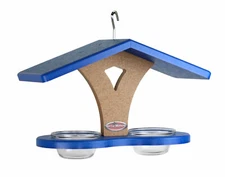 Kettle Moraine Double Recycled Cup Feeder Birdfeeder for Bluebirds Orioles
