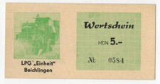 DDR-Ersatzgeld, Wertschein 5
