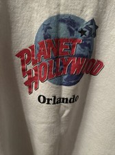 Vintage 90s Planet Hollywood Orlando Graphic Crewneck Sweatshirt XL Made in USA