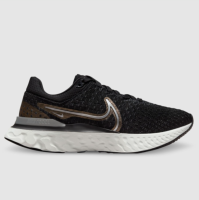New Women's Nike React Infinity Run FK 3 in Black/Metallic Silv Colour Size US 9 | eBay UK