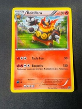 Carte Pokémon Roitiflam 19/114 Holo N&B De Base Noir Et Blanc NB Tbe