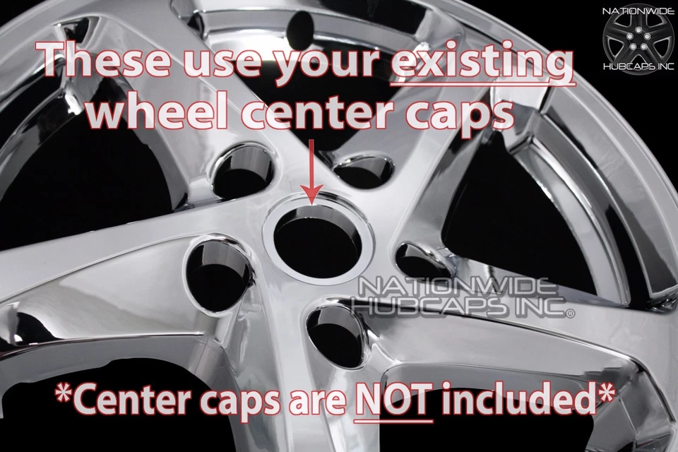 Tapacubos tapacubos 4 para Chevrolet Malibu LS 2016-2018 cromados 16" Foto 4 de 4