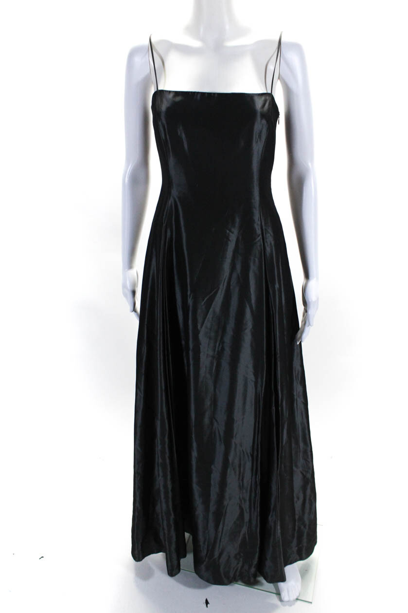 Laundry by Shelli Segal Womens Back Zip Spaghetti Strap Square Neck