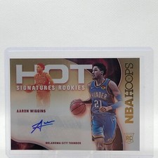 2021-22 Panini NBA Hoops Basketball Aaron Wiggins Hot Signatures Rookies Auto RC