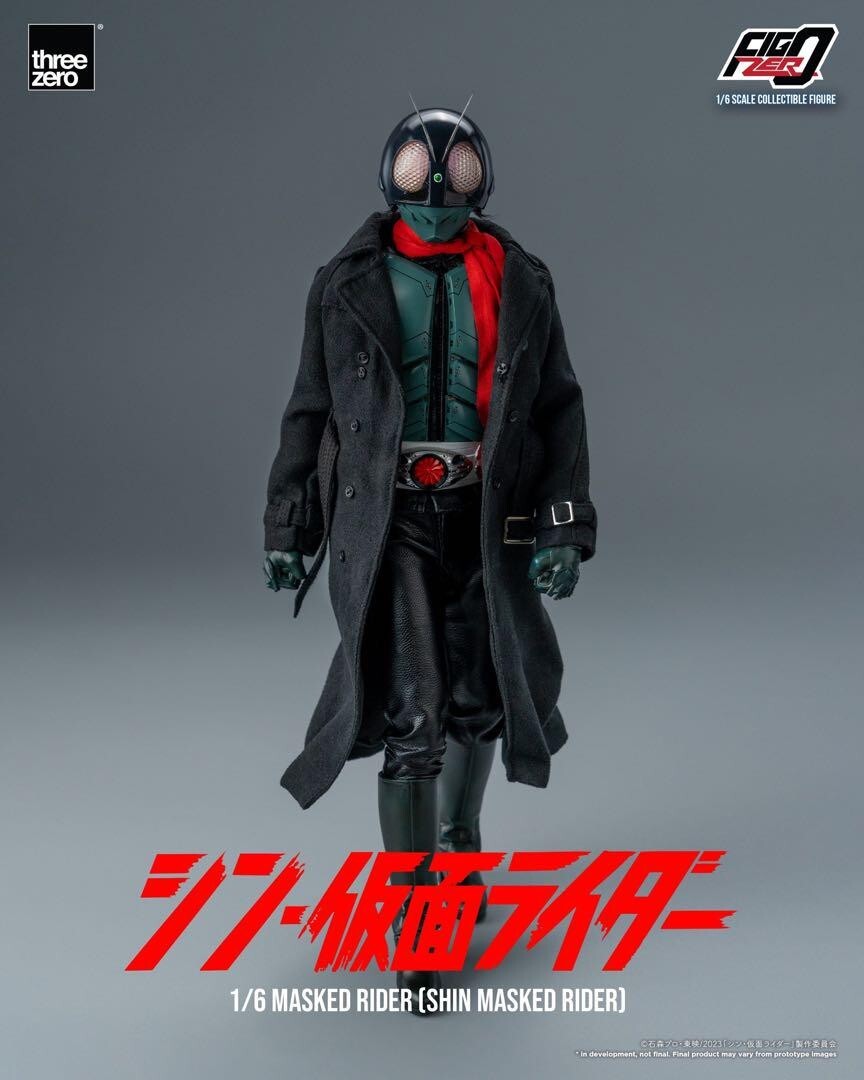 Three Zero Shin Kamen Rider Fig Zero 1/6 masked rider Figure