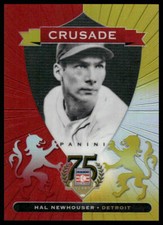 2014 Panini 75th Year Anniversary - Crusades #71 Pie Traynor Red/Gold /75