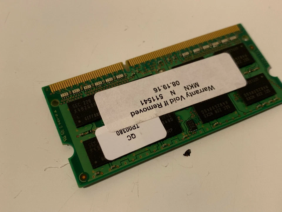 PC3-8500 SODIMM 7-7-7-20 4GB MUSHKIN 991644 NEW LAST ONE QTY-1 - Image 2 of 3