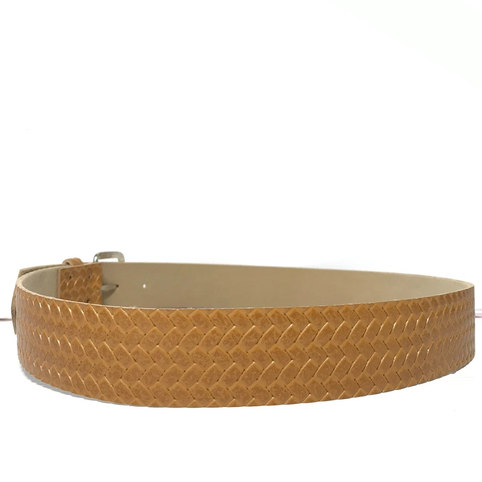 Mujer Cinturón XS Marrón De Colección Repujado Ancho Informal Vestido Jeans Vestido Damas Foto 3 de 4