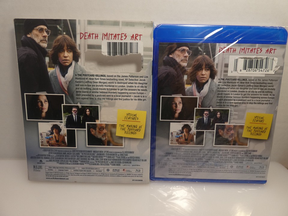 The Postcard Killings Bluray Jeffrey Dean James Patterson Novel