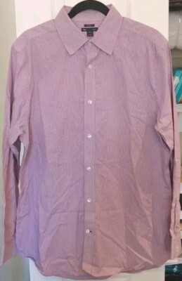 Gap Men's Ln Sleeve Striped Dress Shirt. Original Fit. Sz L. 16- 16.5. NWOT. B21