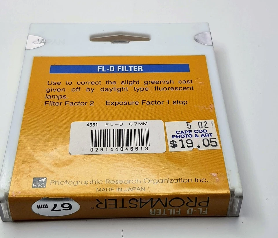 67mm Pro FL-D Daylight Balance Lens Filter FLD Japan 67 mm Camera Fluorescent 67 - Image 3 of 4