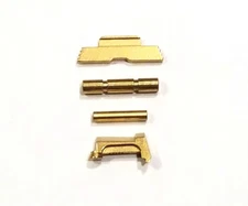 TiN Gold Extended Slide Lock Lever Pins Extractor For GLOCK 42 43 43X 48