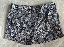 Crewcuts Girls Frankie Shorts Mermaid Print Chino Sz 10 Adjustable Waist