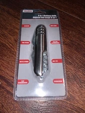Tool Bench Hardware 8-in-1 Multiuse Knife (New in Packaging)