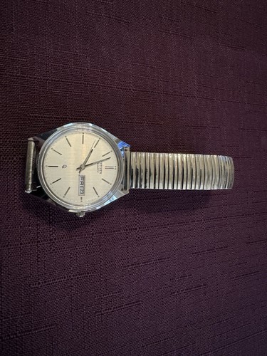 Citizen Uhr Herren 1100-S633928 Quarz Day Date silberfarben neue Batterie funktioniert - Bild 11 von 21