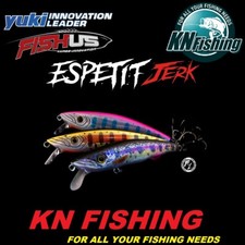 FISHUS LURENZO ESPETIT JERK 85SP Jerkbait Hard Minnow Suspending Lure 80mm 8.6gr
