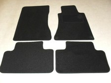 Fits Mercedes C Class 2000-07 W203 Fully Tailored Premier Car Mats in Black