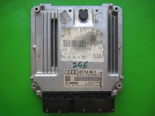 ECU (Boîtier électronique) Audi A6 2.7 TDI - Réf. 4F5910401M / 0281014384 EDC16CP34 - Marque Bosch, Occasion Fonctionnel