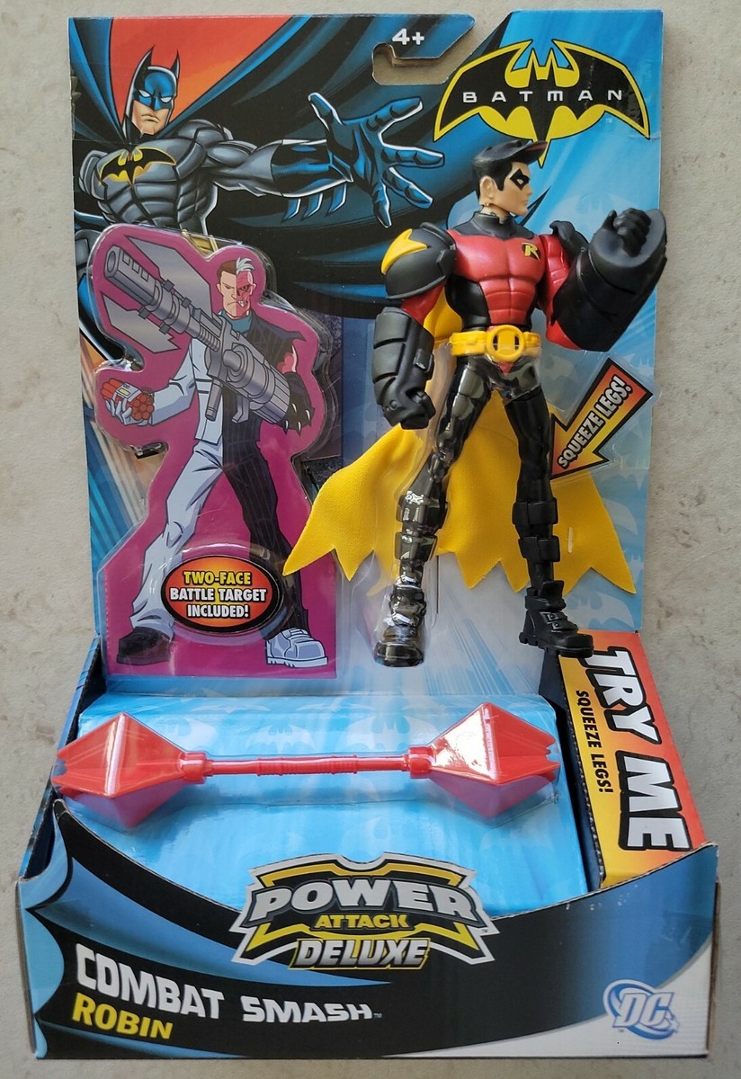 NEW BATMAN POWER ATTACK DELUXE COMBAT SMASH ROBIN BATTLE TARGET