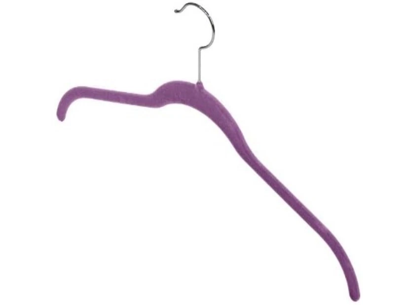 DOMOPAK - SET 4 APPENDIABITI ANTISCIVOLO VIOLA 43 CM