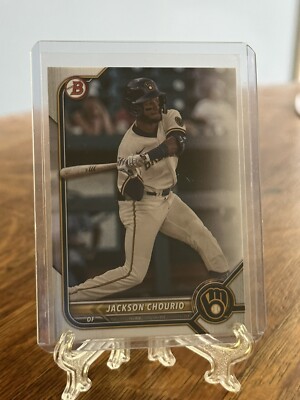 2022 Bowman Draft BD115 Jackson Chourio Brewers Baseball Card | eBay