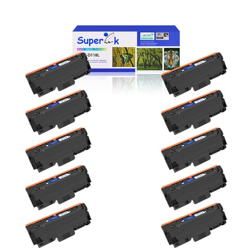 10PK MLT-D118L MLTD118L Toner Cartridge for Samsung Xpress M3015XAA M3065XAA - 第 1/24 張圖片