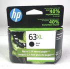 Nowy oryginalny czarny wkład atramentowy HP 63 XL Wysoka wydajność EXP 2023