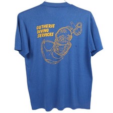 VTG 80s Jerzees Gutherie Diving Services T-Sh...
