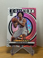 2024-25 Obsidian Basketball Equinox Electric Etch Pink Flood Jared McCain RC /49