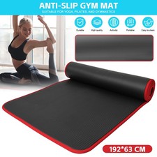 Image of 192CM Yoga Mat 8mm Thick Large Pilates Gym Exercise Workout Fitness NBR Non Slip