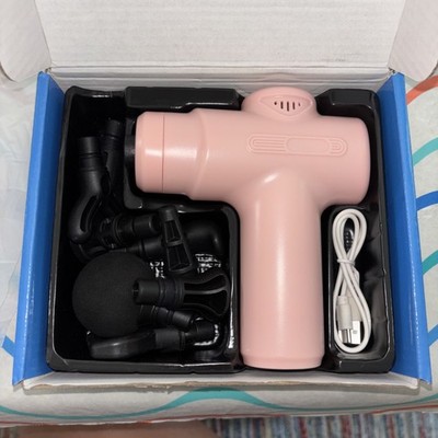 Massage Gun Deep Muscle Massage - Pink 8 different heads