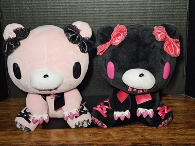 Taito Gloomy Bear Plush Set of 2 Pink/Black Mori Chack New With Tags