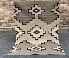 Southwestern Navajo Kilim Wool Rug Handwoven Native American Aztec Wool Area Rug