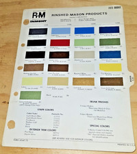 1973 Dodge Paint Chips R-m Truck Charger Challenger Coronet Polara Dart Van Oem 1973 Dodge Paint Chips R-m Truck Charger Challenger Coronet Polara Dart Van Oem