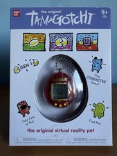 2018 Bandai Tamagotchi Gen 1 Red and Gold Glitter BRAND NEW Sealed Virtual Pet