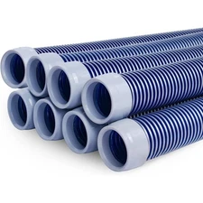 POOLWHALE Pool Vacuum Hose 1.5" 8-Pc Extension Set, Fits Most Automatic Cleaners
