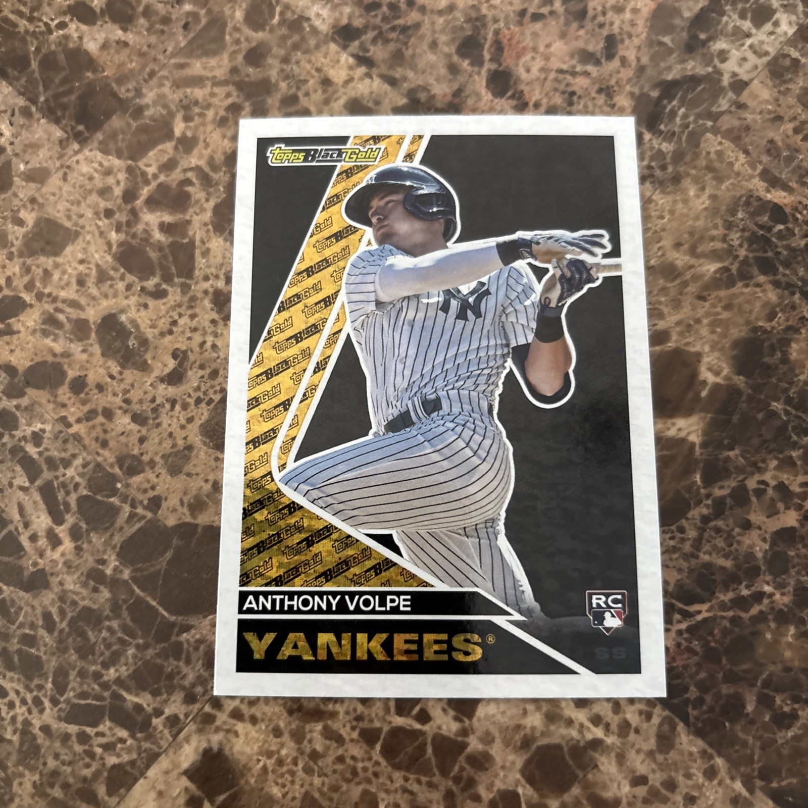 2023 Topps Update Series - Topps Black Gold Anthony Volpe #BG-10 (RC)
