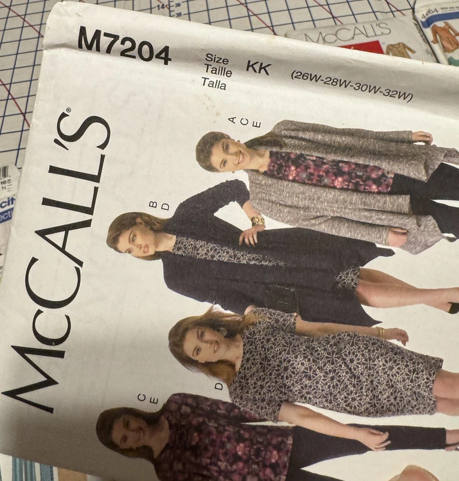 Simplicity McCall's Sewing Patterns Womens 20W-32W Lot 8 Khaliah Ali Mimi G - Image 4 of 4