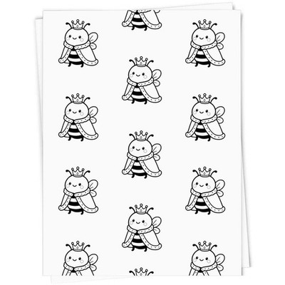 Geschenkpapier/Geschenkanhänger ''Bienenkönigin'' (GI057037)
