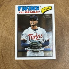 2026 Topps Heritage Taj Bradley Chrome #38 Minnesota Twins