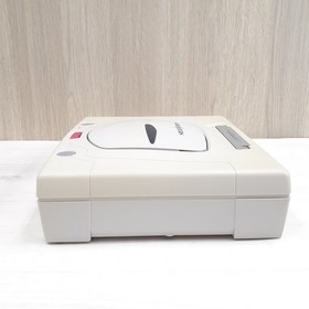 Japanese Sega Saturn Console with 2 controllers, 5 games & memory white system
