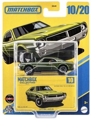 MATCHBOX 1970 AMC JAVELIN MATCHBOX COLLECTORS