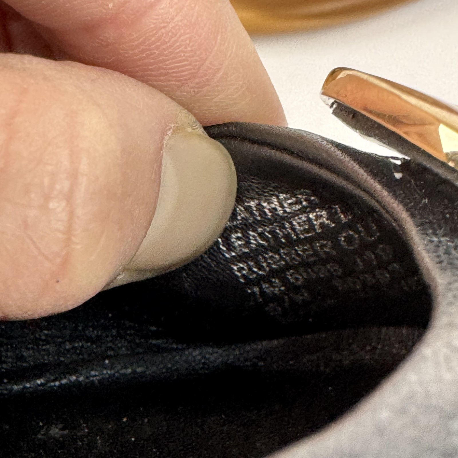 Womens Tory Burch Everly Metallic Gray Leather Casual Ballet Flats Size 10.5 GUC thumbnail 10