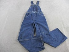 Vintage Lee Overalls Mens 30x31 Blue Denim Union Made Jelt Workwear 50s 60s