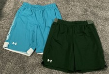 2 Pairs Boys Under Armour Shorts - Size YXL - EUC