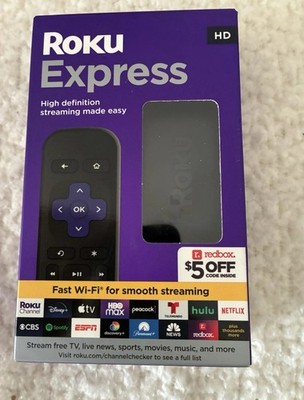 Roku Express T.V. 3960RW HD Streaming Player Wi-Fi  HDMI 1080p AirPlay Home Kit