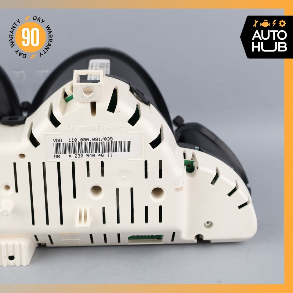 03-08 Mercedes R230 SL500 SL550 SL600 Instrument Cluster Speedometer ...